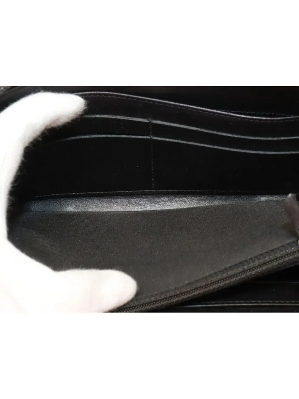 Chanel Boy Lambskin Zip Around Wallet